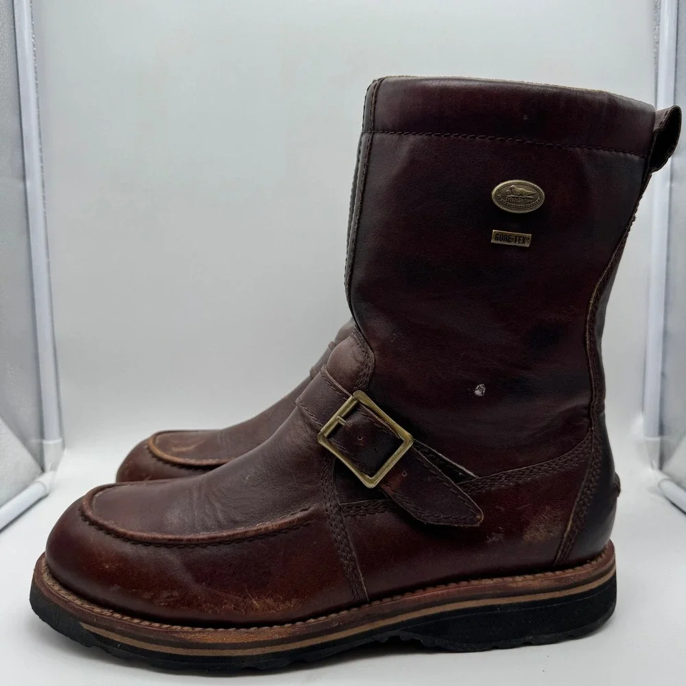 Irish Setter Red Wing 855 Gore-Tex Leather Side‎ Zip Boots Mens 11 Brown Moc Toe